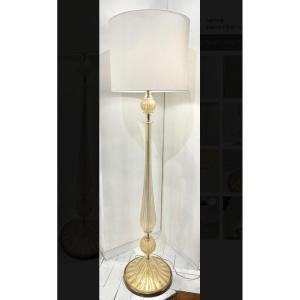  Venice Glass Floor Lamp, Seguso Vetri d'Arte, Circa 1940